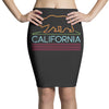 neon sign california republic flag bear Pencil Skirts