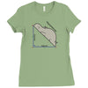 hypotenuse math humor Ladies Fitted T-Shirt