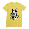 schrodinger cat tattoo Ladies Fitted T-Shirt