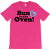 Bun in the Oven with Heart Baby Boy T-Shirt