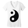 yin yang Women's V-Neck T-Shirt