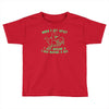 when i get upset i just imagine a t rex making a bed Toddler T-shirt