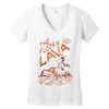 the floor is lava Women's V-Neck T-Shirt