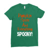 pumpkin spice and everything spooky Ladies Fitted T-Shirt