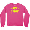 batman dying bleeding logo Crewneck Sweatshirt