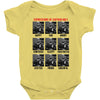 expressions of captain holt Baby Bodysuit