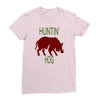 hantin hog Ladies Fitted T-Shirt