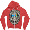 summer lion Zipper Hoodie