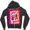 card as Zipper Hoodie