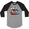 Cuphead and Mugman 3/4 Sleeve Shirt