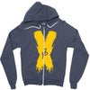jake paul x yellow Zipper Hoodie