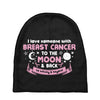 I Love Someone with Breast Cancer to The Moon and Back to Infinity Baby Beanies