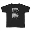 reindeer names Toddler T-shirt