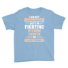 I am Not Super Woman But I'm Fighting Uterine Cancer So Close Enough Youth Tee