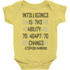 adapt or die encoded Baby Bodysuit