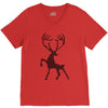 christmas deer V-Neck Tee