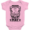 Never Underestimate Dog Rescuer Who Was Born May Baby Onesie