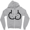 dickhead halloween dick head costume Zipper Hoodie