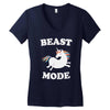 beast mode Women's V-Neck T-Shirt