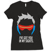 i've got you in my sights Ladies Fitted T-Shirt