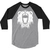 lion head roaring 3/4 Sleeve Shirt