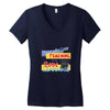 love learning Women's V-Neck T-Shirt