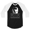 eleven stranger tv show mike lucas dustin will demogorgon dart 3/4 Sleeve Shirt