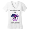 twilight has special eyes Women's V-Neck T-Shirt