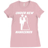 under new management funny Ladies Fitted T-Shirt