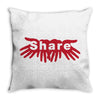 share Throw Pillow