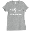 cricket it's an aussie thing Ladies Fitted T-Shirt