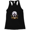 witch cat night Racerback Tank