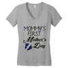 mommys first mothers day Women's V-Neck T-Shirt