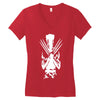 wolverine avengers inspired superhero Women's V-Neck T-Shirt