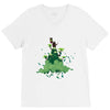 platform in the clouds V-Neck Tee