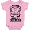 Never Underestimate Dog Rescuer Who Was Born December Baby Onesie