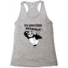 5 Percent Unicorn 95 Percent Ninja Racerback Tank