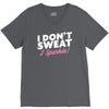 i don't sweat i sparkle V-Neck Tee