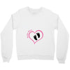 Custom baby girl name maternity design Crewneck Sweatshirt