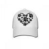 cat love paw Baseball Cap