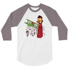 save the princess 3/4 Sleeve Shirt