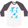 BORN TO BE AWESOME 3/4 Sleeve Shirt