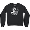 affen geil  fun ,spr&uuml;che,lustig,affe,mittelfinger,stinkefinger,party Crewneck Sweatshirt