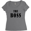 The Boss - The Real Boss Women's Triblend Scoop T-shirt