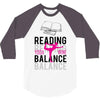 Reading Yoga Wine Balance 3/4 Sleeve Shirt