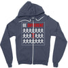 be different Zipper Hoodie