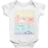 summer zone line Baby Onesie