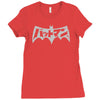 japanese batman logo fan inspired Ladies Fitted T-Shirt