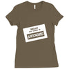 my name is awesome Ladies Fitted T-Shirt
