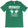 caution! jazz handsfunny jazz dance comic boogie camp trumpet T-Shirt